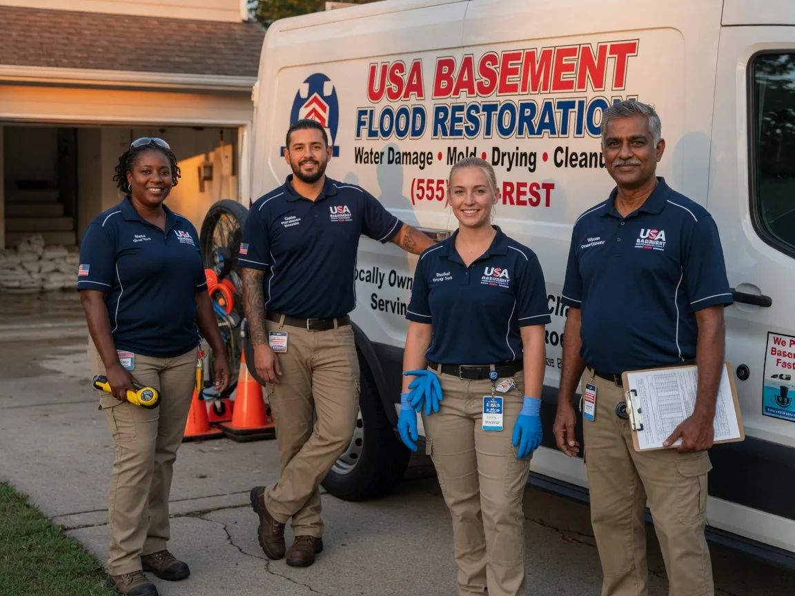 Basement Flood Cleanup company in Camden Wyoming, DE